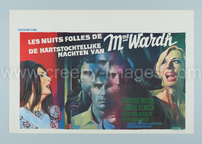 Der Killer von Wien / Lo Strano vizio della signora Wardh – Belgisches Plakat